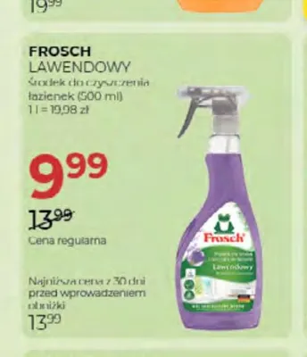 Środek do czyszczenia łazienek Frosch Lawendowy promocja w Drogerie Jawa