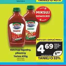 Ketchup łagodny Tortex promocja w Delfin