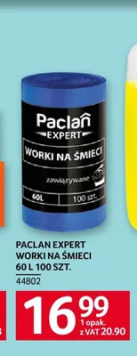 Worki na śmieci 60 l Paclan Expert promocja w Selgros