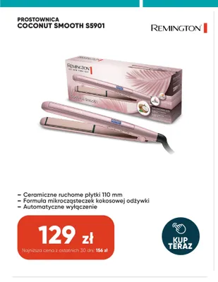 Prostownica Remington Coconut Smooth promocja w Max Elektro