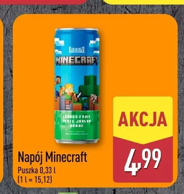 Napój Minecraft promocja w Aldi