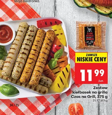 Zestaw kiełbasek na grilla Czas na Grill promocja w Biedronka