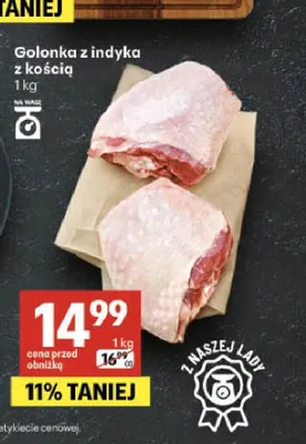 Golonka z indyka z kością promocja w Delikatesy Centrum