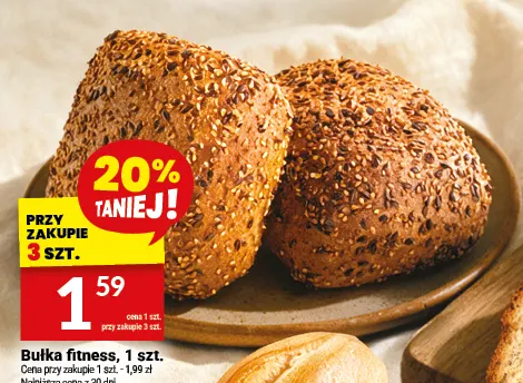 Bułka fitness Białecki promocja w Twój Market