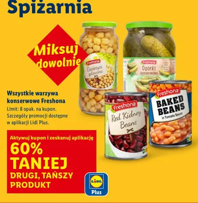 Warzywa konserwowe DRUGIE -60% promocja w Lidl