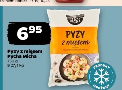 Pyzy z mięsem Pycha Micha promocja w Netto