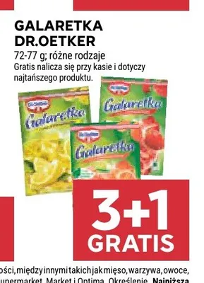 Galaretka Dr. Oetker promocja w Stokrotka