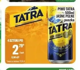 Piwo Tatra promocja w Tomi Markt