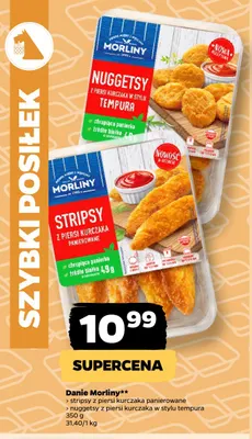 Stripsy z piersi kurczaka panierowane Morliny promocja w Netto