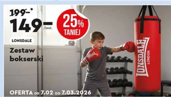 Zestaw bokserski promocja w Biedronka