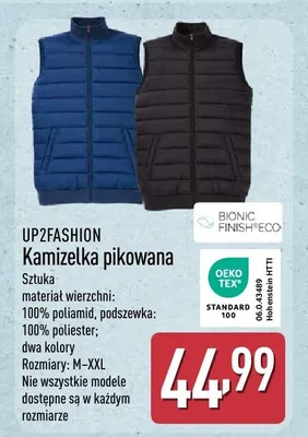 Kamizelka pikowana promocja w Aldi