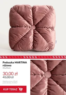 Poduszka MARTINA różowa promocja w Homla