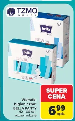 Wkładki higieniczne Bella Panty Classic promocja w Carrefour Market
