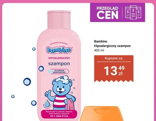 Szampon hipoalergiczny Bambino promocja w Biedronka