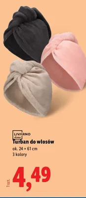 Turban do włosów promocja w Lidl
