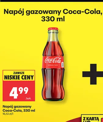 Napój gazowany Coca-Cola promocja w Biedronka