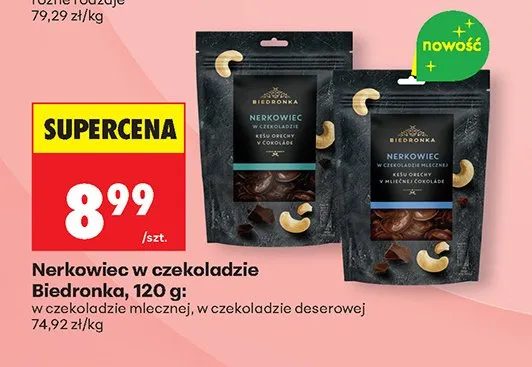 Nerkowiec w czekoladzie deserowej Biedronka promocja w Biedronka