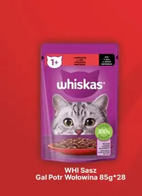 Karma dla kota Whiskas saszetka galaretka potrawka wołowina promocja w API Market