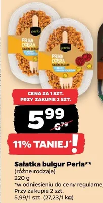 Sałatka bulgur różne rodzaje promocja w Netto