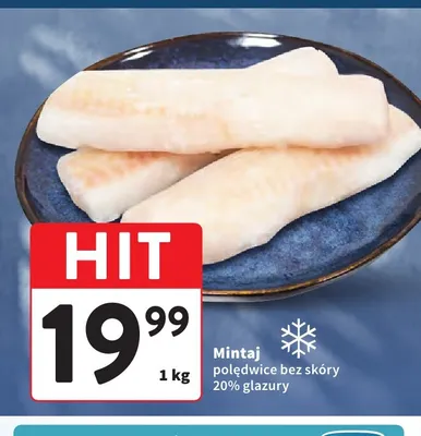 Mintaj polędwice bez skóry promocja w Intermarche