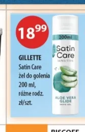 Żel do golenia Gillette Satin Care promocja w Drogerie Laboo