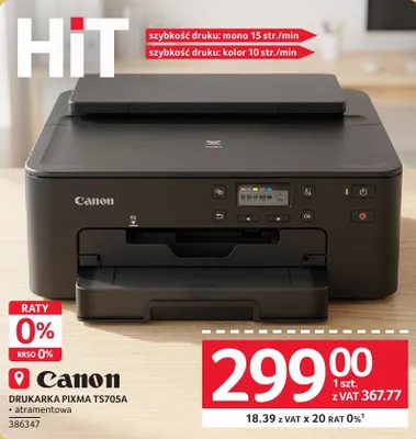 Drukarka CANON PIXMA TS705A promocja w Selgros