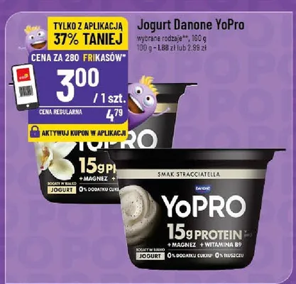 Jogurt Danone YoPro wybrane rodzaje promocja w POLOmarket