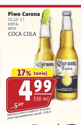 Piwo bezalkoholowe Corona Cero promocja w Prim Market