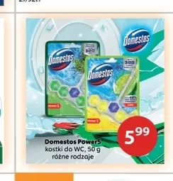 Kostki do WC Power5 Domestos promocja w Drogerie Laboo