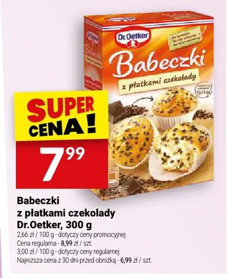 Babeczki z płatkami czekolady Dr.Oetker promocja w Twój Market