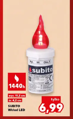 Wkład LED Subito promocja w Kaufland
