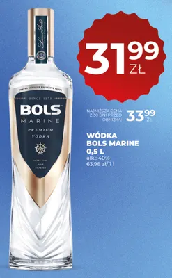 Wódka Bols Marine promocja w Duży Ben