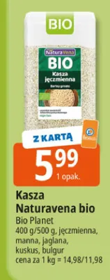 Kasza naturavena bio promocja w Leclerc