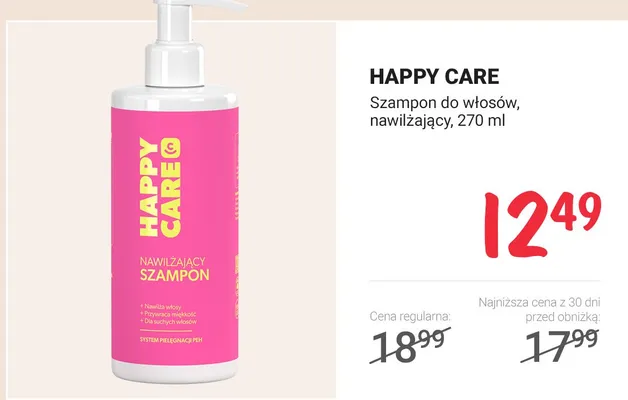 Szampon do włosów, nawilżający promocja w Rossmann