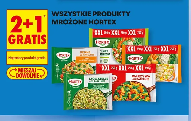 Produkty mrożone Hortex promocja w Biedronka
