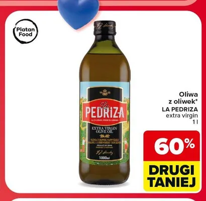 Oliwa z oliwek La Pedriza extra virgin promocja w Carrefour