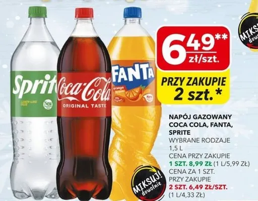 Napój gazowany Fanta promocja w Top Market