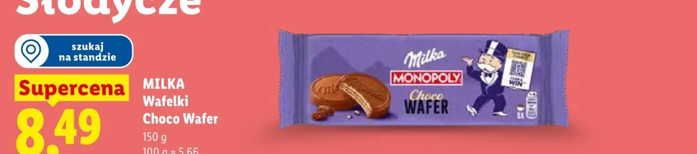 Wafelki Milka Choco Wafer promocja w Lidl