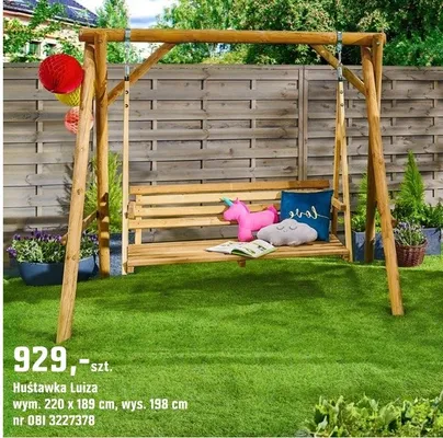 Huśtawka Loiza promocja w OBI