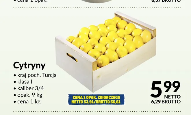 Cytryny promocja w Makro