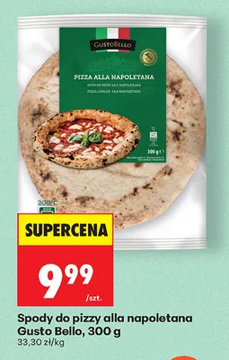 Spody do pizzy alla napoletana Gusto Bello promocja w Biedronka