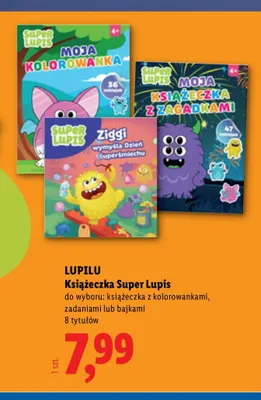 Książeczka z zadaniami Super Lupis Lupilu promocja w Lidl