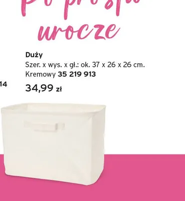 Składany organizer duży promocja w Tchibo