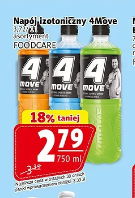 Napój izotoniczny 4Move promocja w Prim Market