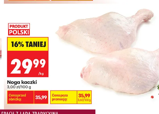Noga kaczki promocja w Biedronka