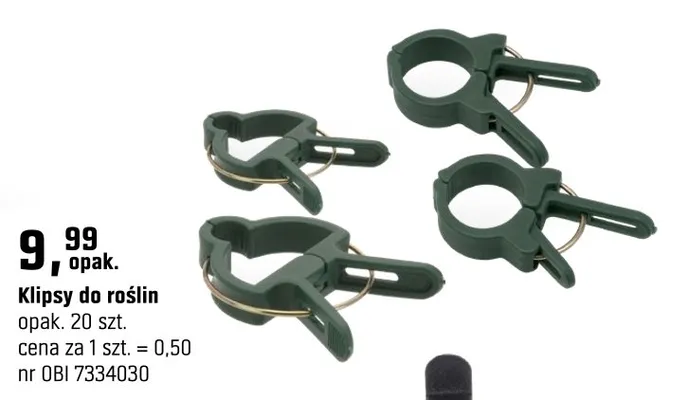 Klipsy do roślin promocja w OBI