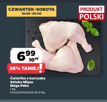 Ćwiartka z kurczaka Sztuka Mięsa promocja w Netto