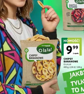 Chipsy bananowe promocja w Intermarche