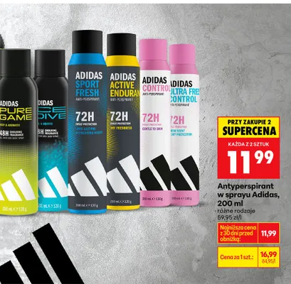 Antyperspirant w sprayu różne rodzaje promocja w Biedronka