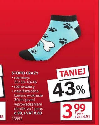 Stopki Crazy promocja w Selgros